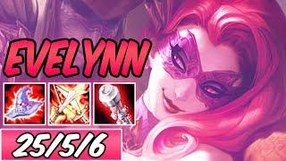 S+ EVELYNN MID FULL BURST  New Build & Runes  Masquerade Evelynn  SEASON 10  League of Legends