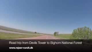 Road trip from Devils Tower to Bighorn National Forest