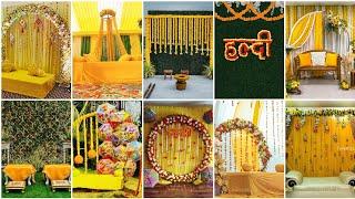 Haldi decoration ideas for marriage ceremony 2024 haldi stage for haldi ceremonyhaldi decoration