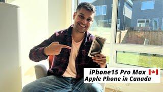 Buying iPhone 15 Pro Max in Canada Day 1 iPhone Launch Hindi Vlog Apple Student Discounts