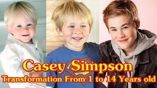 Casey Simpson transformation from 1 to 14 years old