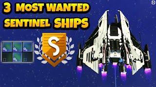 No Mans Sky INTERCEPTOR 3 Most Wanted Sentinel Ships S Class 4 Supercharged