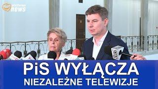 PiS wyłącza niezależne telewizje - konferencja prasowa KO 29.06.20022