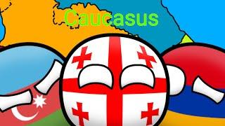 Countryballs Meet the Caucasus