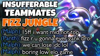 Diamond Egos are making me lose my mind. Took Fizz to Jungle  Off-Meta Climb  13.11