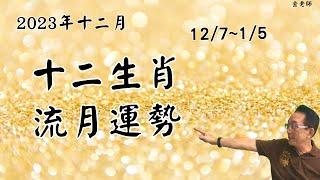 2023十二月 十二生肖12715子月流月運勢｜財運事業｜婚姻感情｜身體健康｜十二生肖癸卯年流月運勢-十二月篇