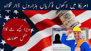 How to Apply for US Work Visa from Pakistan  Step-By-Step Guide For US Work Permit  Jobs in USA