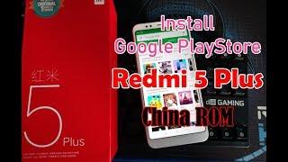 Install Google Play Store Redmi 5 Plus China ROM Garansi Distributor