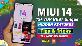 MIUI 14 New TOP 12+ Unique Hidden Features Settings  MIUI 14 Tips and Tricks  MIUI 14 New Features