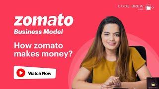 Zomato Business Model  How Does Zomato Work & Makes Money 2024  Food Delivery Business Model 