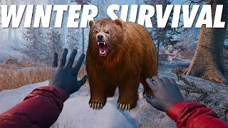 The ULTIMATE Winter Survival Simulator - Prologue Winter Survival Gameplay EP1