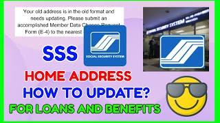 SSS Update Home Address for Calamity Loan and Benefit How to Update Address Wrong Format