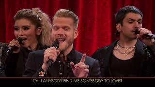 Pentatonix sings Somebody To Love on Queen Family Singalong HD