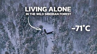 Living Alone in the Wild Siberian Forest for 20 years -71°C -96°F Yakutia