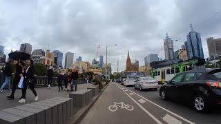 Cycling though Melbourne city 2022.10.31