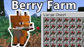 Berry Farm Tutorial  Minecraft 1.20+