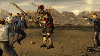 Lanius Vs Powder Gangers  How Many Powder Gangers To Kill Lanius?   Fallout New Vegas NPC Battles