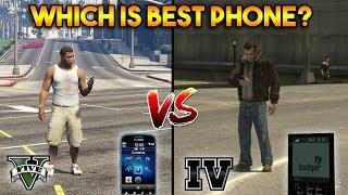 GTA 5 PHONE VS GTA 4 PHONE  WHICH IS BEST?