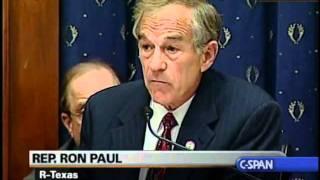 Ron Paul questions Barry Sabin at HFSC hearing on the 911 Commission Report