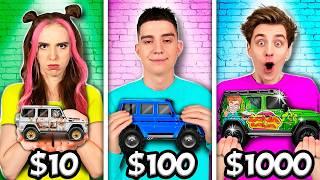 Игрушечный ГЕЛИК за 10$ vs 100$ vs 1000$ Челлендж 