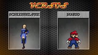 KOF Mugen Schlussel Pre vs Mario