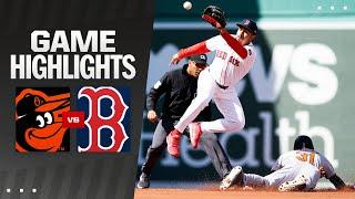 Orioles vs. Red Sox Game Highlights 4924  MLB Highlights