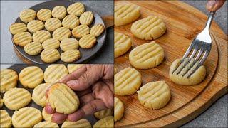 This Biscuits Tastes Better Than Bakery Homemade Delicious Cookies Recipe  Teatime Biscuits Recipe