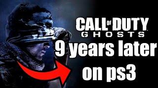 COD GHOSTS in 2022 9 years LATER on Playstation 3...