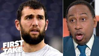 Stephen A. reacts to Andrew Luck’s sudden retirement from the NFL  First Take
