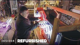 Restoring A $30000 Neon Sign From The 1940s  Refurbished  Insider