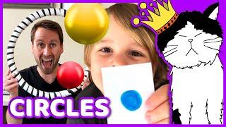 ⭕️ CIRCLES  Post Malone Cover  Mooseclumps Home Edition  Learn Shapes Song for Preschool
