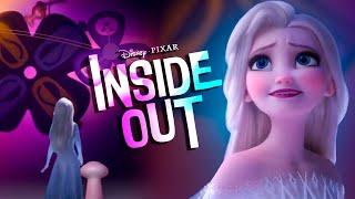 Inside Out perspective of Queen Elsa from Frozen  Forest Spirit Frozen 3 Fanmade Scene