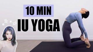 IU Inspired Yoga Workout  10 Min Full Body Stretch For Strength + Flexibility  Mish Choi