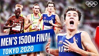 Ingebrigtsen breaks OLYMPIC RECORD  Mens 1500m final at Tokyo 2020