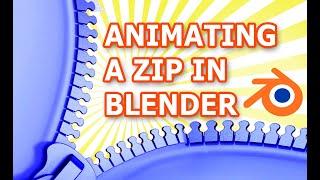 how to animate a zip in blender 2 81