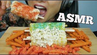 ASMR ELOTES + HOT CHEETOS + TAKIS  EXTREME EATING SOUNDS NO TALKING  SAS-ASMR