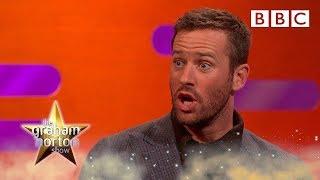 Why Armie Hammer made his wife CRY at Christmas  - BBC The Graham Norton Show