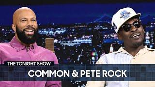 Common and Pete Rock Talk The Auditorium Vol. 1 and Rocks Massive Record Collection  Tonight Show