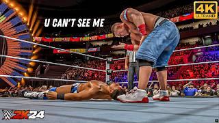 WWE 2K24 - John Cena vs. The Miz - WWE Title “I Quit” Match - WWE Over the Limit 2011