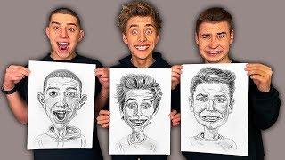 WHO CAN DRAW A YOUTUBER BETTER CHALLENGE 