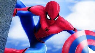 Spidermans Homecoming Animation - Avengers Movie for Kids English - Disney Infinity