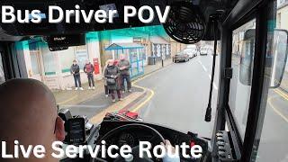 Bus Driver POV. Alexander Dennis Enviro400 MMC. Galashiels to Peebles service.