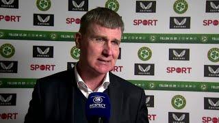 Stephen Kenny reacts to Irelands 3-2 win over Latvia.