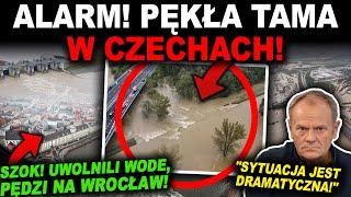 PĘKŁA TAMA W CZECHACH ZRZUT WODY NA WROCŁAW?