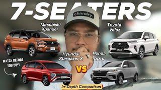 Toyota Veloz vs. Honda BR-V vs. Mitsubishi Xpander vs. Hyundai Stargazer  Which is BEST? Part 2