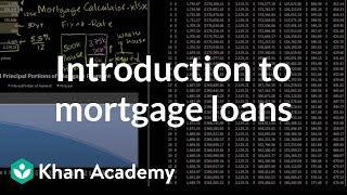 Introduction to Mortgage Loans  Housing  Finance & Capital Markets  Khan Academy