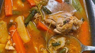 Sopa Caldo De Pollo Con Arroz  y  Verduras - Como hacer caldo de pollo con verduras  RECETA FÁCIL