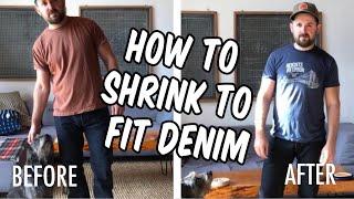 How to shrink to fit denim perfectly