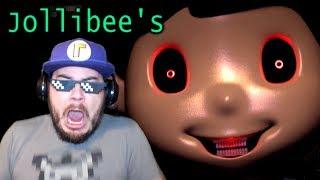 JOLLY AND HIS FRIENDS ARE BACK TO SCARE ME  FNAF Jollibees Part 1