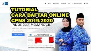 TUTORIAL PENDAFTARAN ONLINE CPNS 20192020 - CARA DAFTAR CPNS 2019 FULL